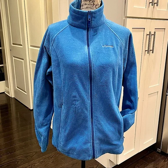 Columbia Full Zipper Fleece Jacket in Blue - Picture 12 of 12